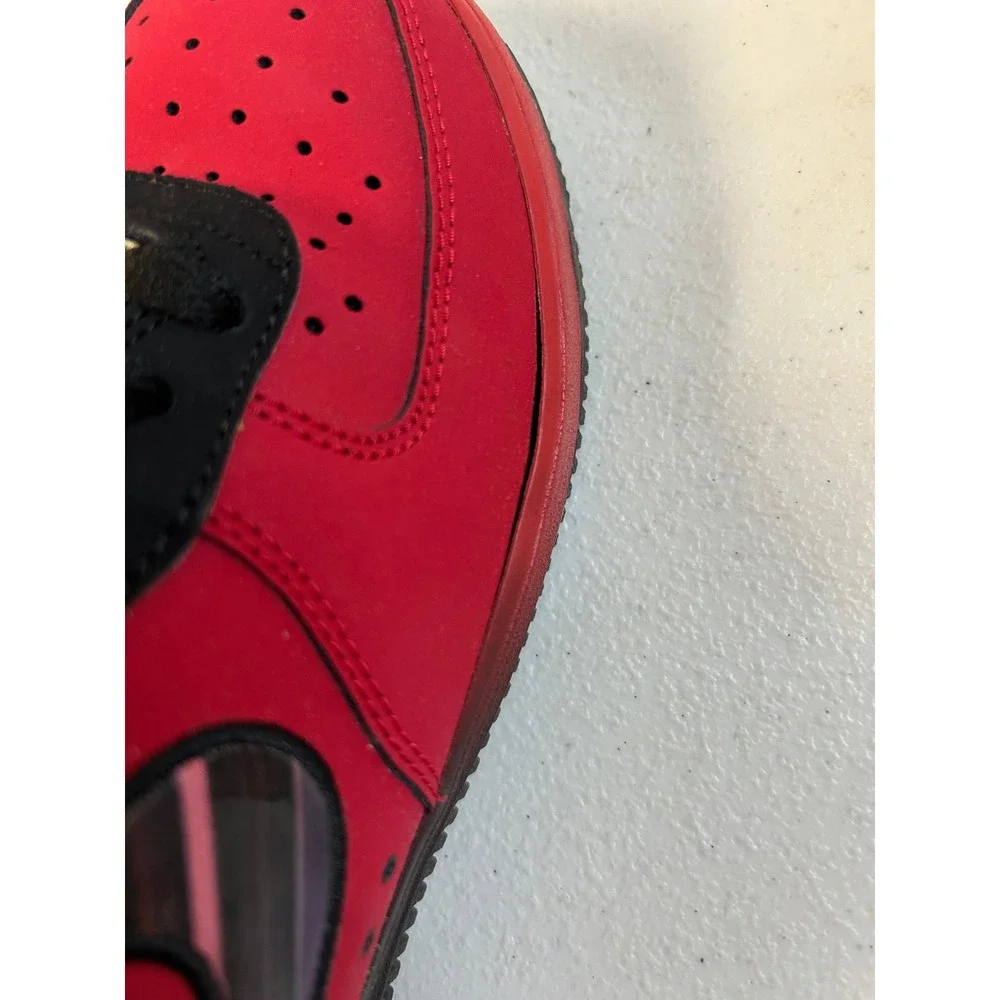 Nike Lunar Force 1 Low University Red Black Kids 4.5Y #2527